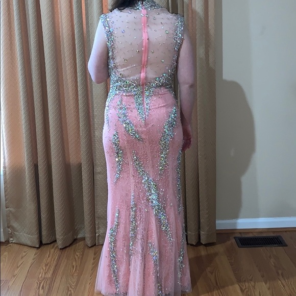 Pink Rhinestone Dress - Picture 2 of 6